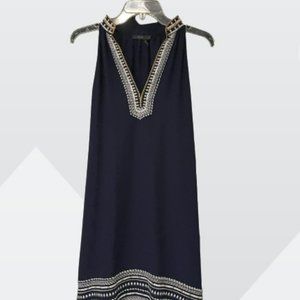 THML sleeveless embroidered mini dress SIZE L